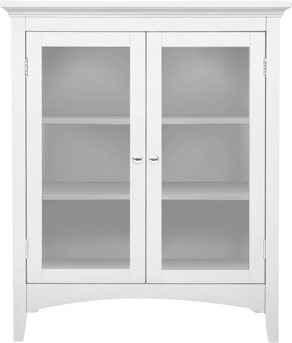 Home  Freestanding Two-Door Floor , White - Image 5
