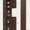 67" H Tall Bathroom Storage ,  Linen Tower Freestanding Adjustable Shelves for Home, Kitchen, Versatile, Anti-Tipping, Dark Brown - Image 3