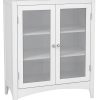 Home  Freestanding Two-Door Floor , White