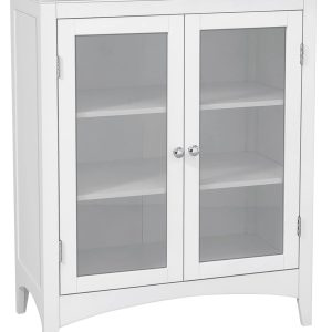 Home  Freestanding Two-Door Floor , White