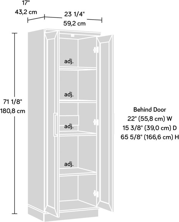HomePlus Storage / pantry s, Salt Oak finish - Image 11