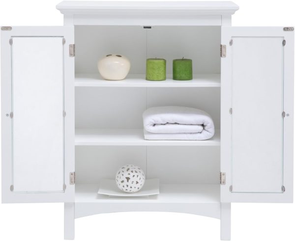 Home  Freestanding Two-Door Floor , White - Image 7