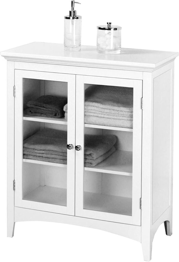 Home  Freestanding Two-Door Floor , White - Image 6